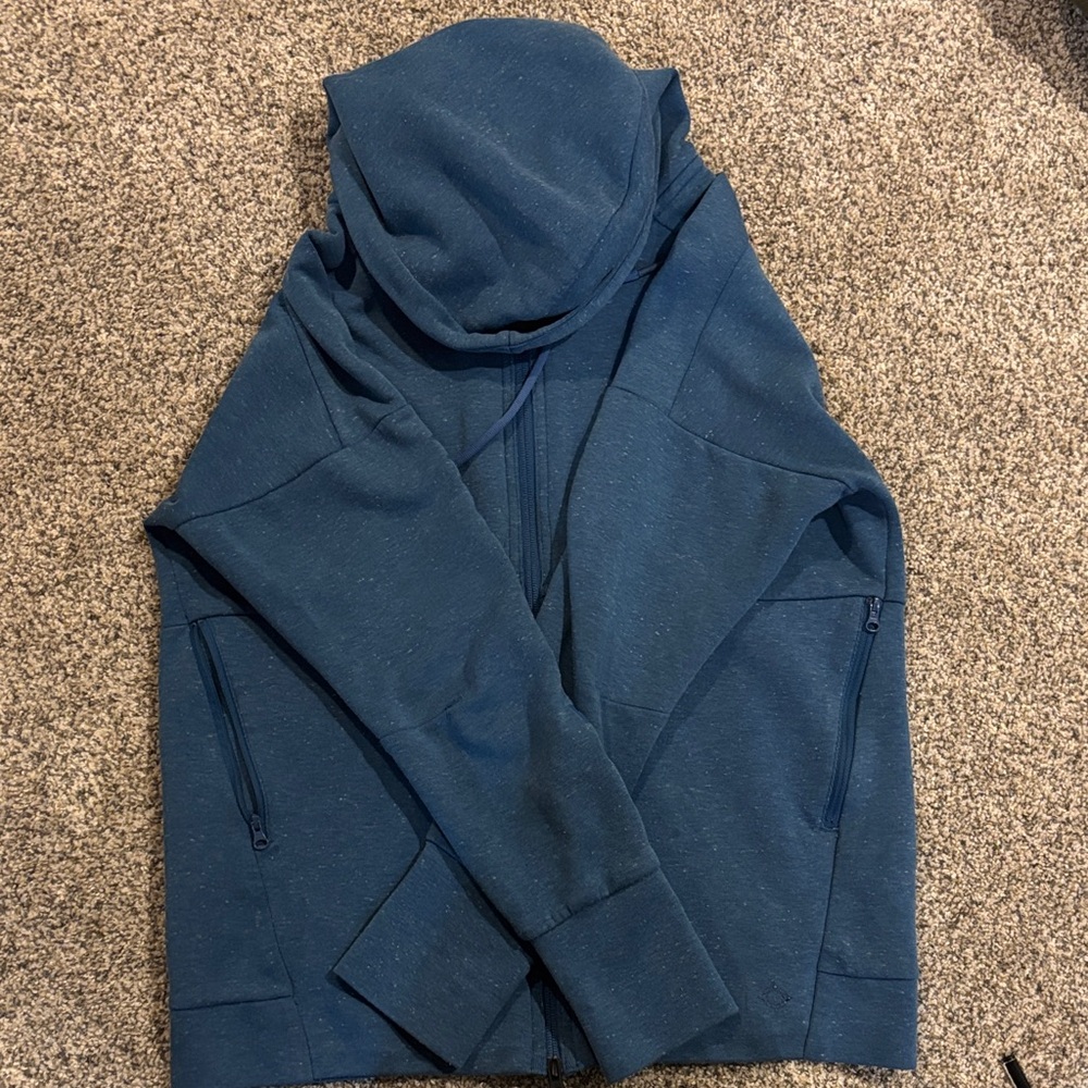 Women’s Adidas Blue Hoodie Sweater